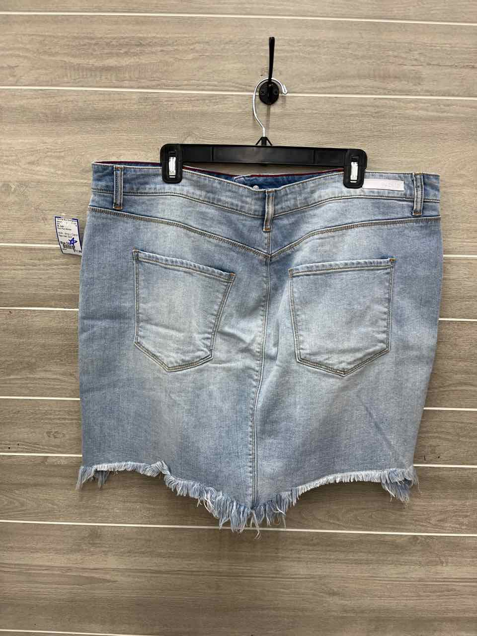 Ms. Cello Size 3X Blue Plus Skirt