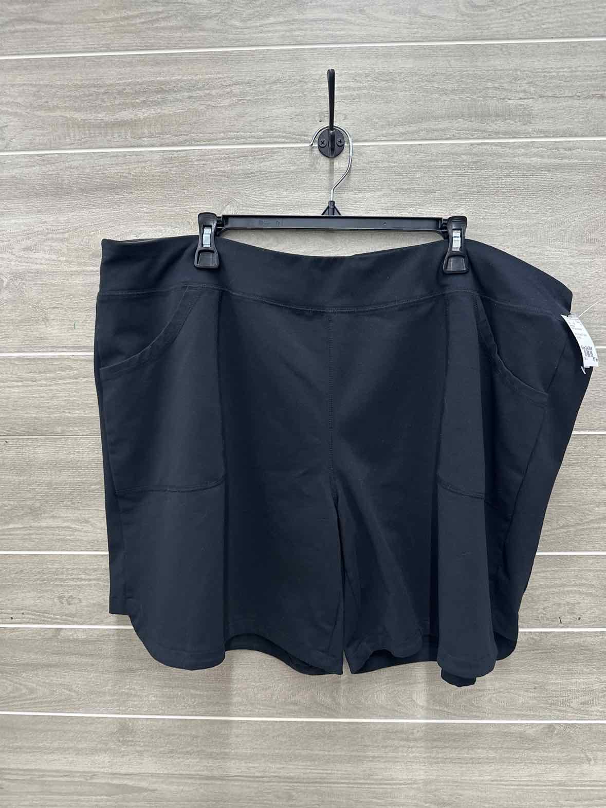 Lands End Size 24/26W Black Plus Shorts