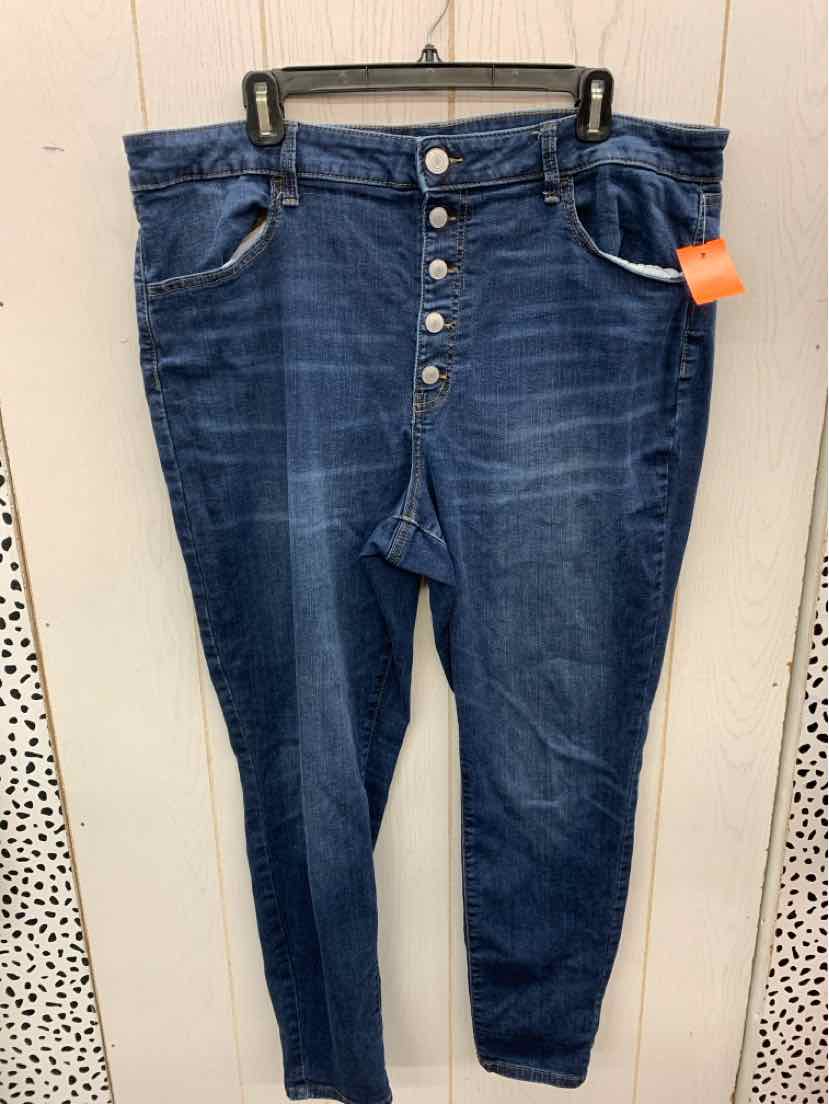 So Blue Womens Size 22W Jeans