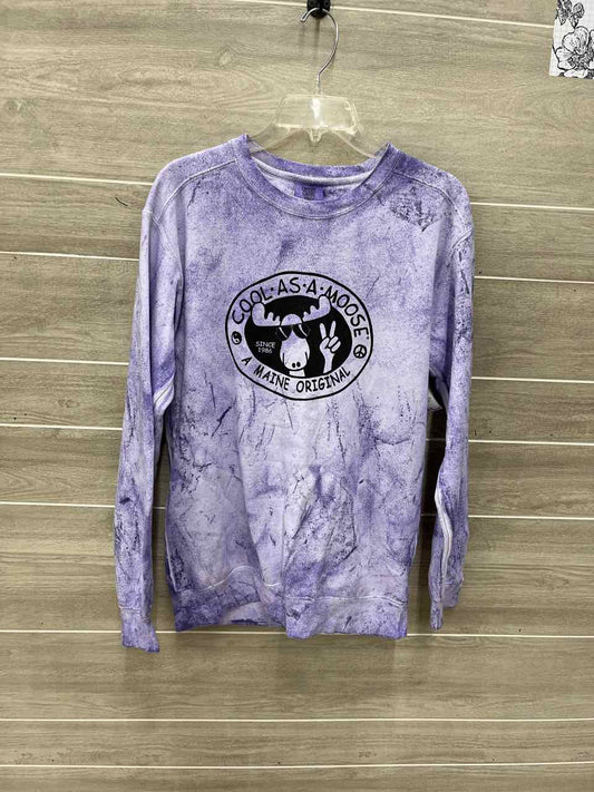 Purple Womens Women Size S/M Sweatshirt