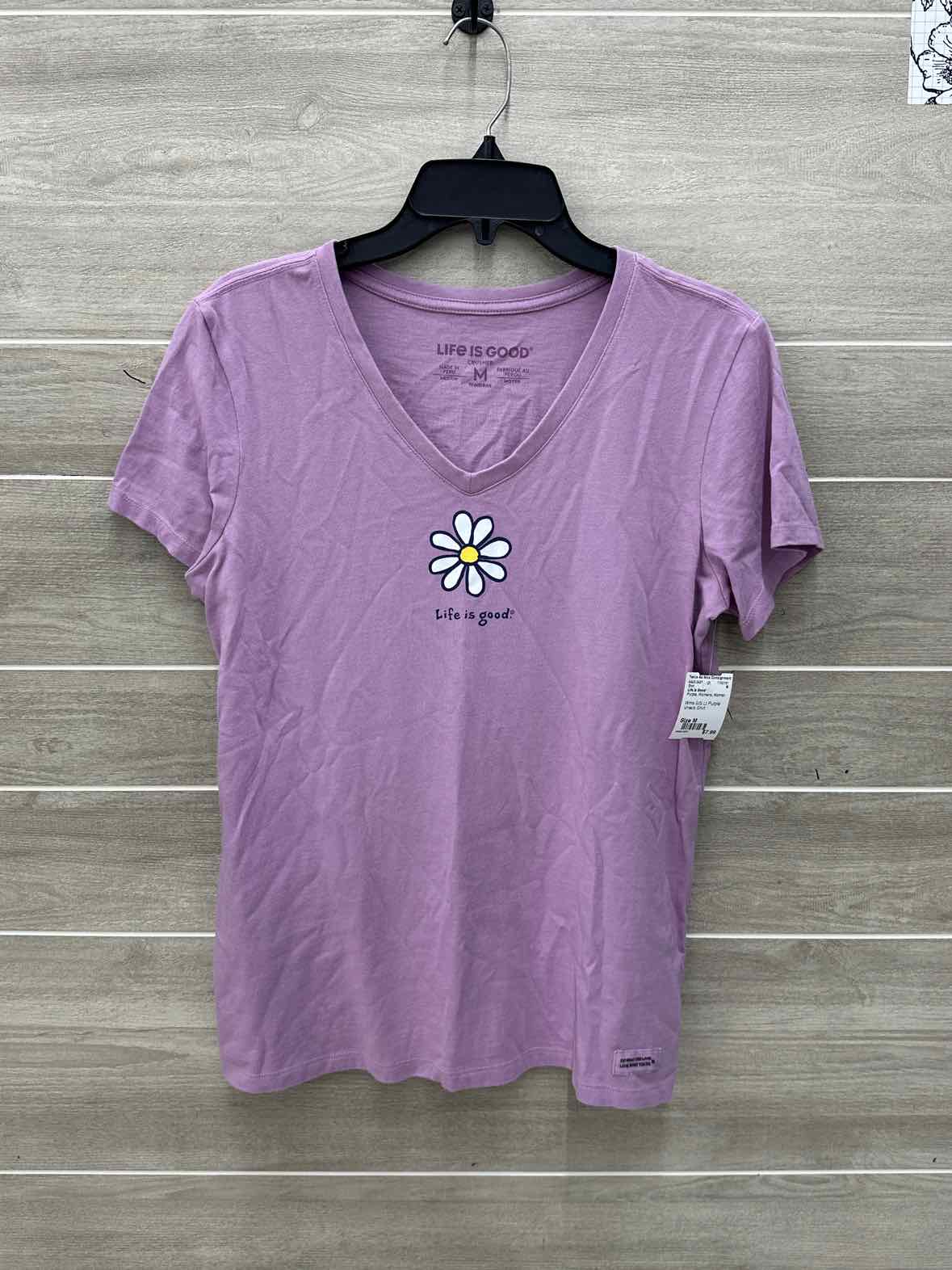 Life Is Good Purple Womens Women Size M Shirt