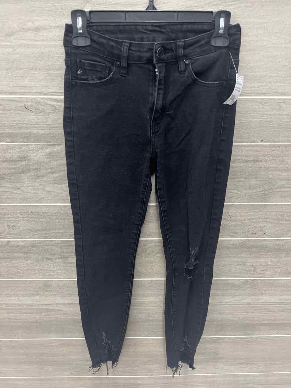 KanCan Black Womens Women Size 3/4 Jeans