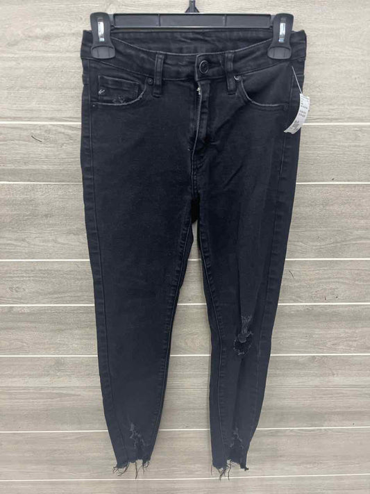 KanCan Black Womens Women Size 3/4 Jeans