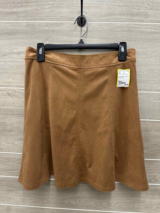 LOFT Size 4 Brown Womens Skirt