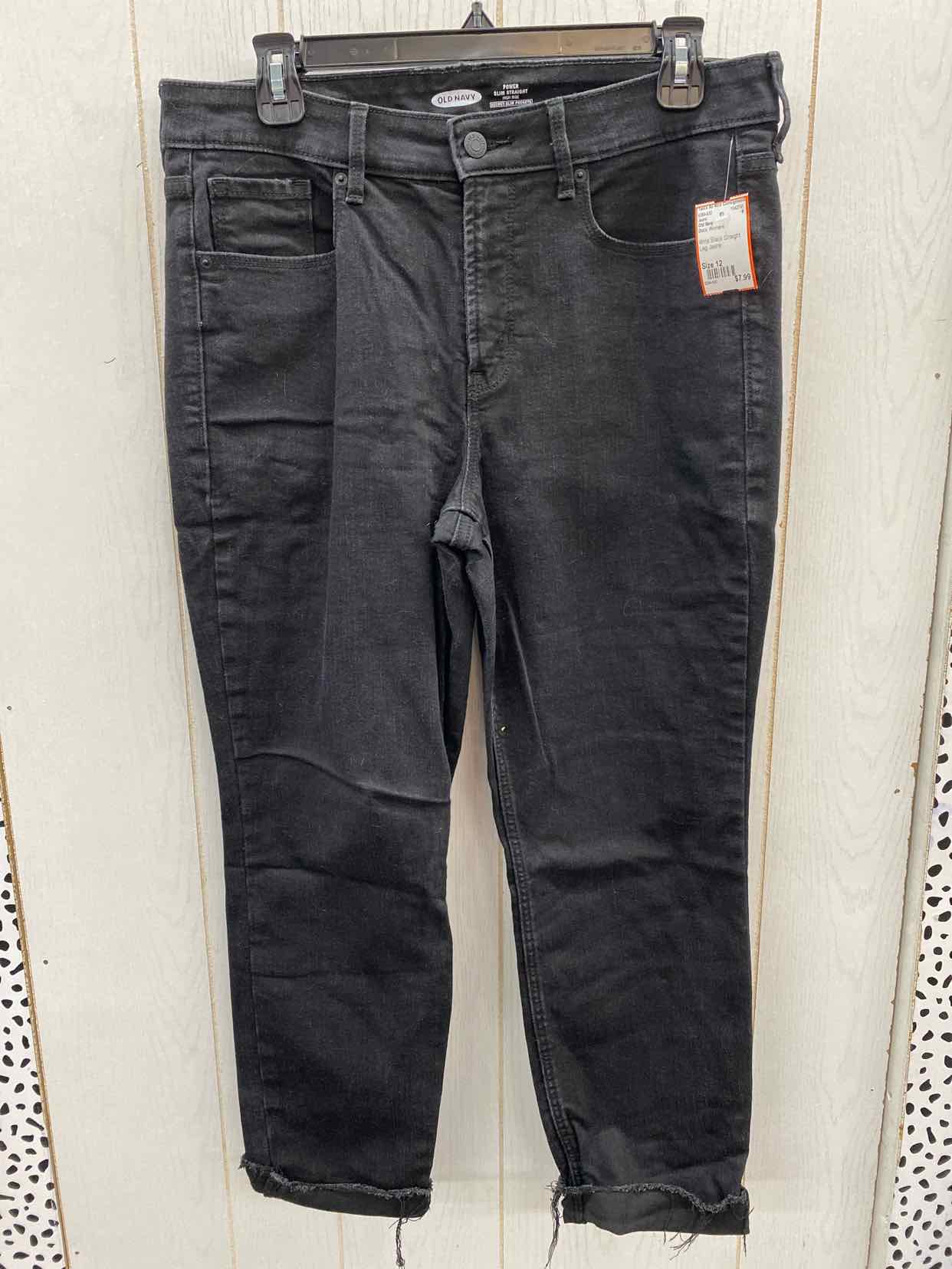 Old Navy Black Womens Size 12 Jeans