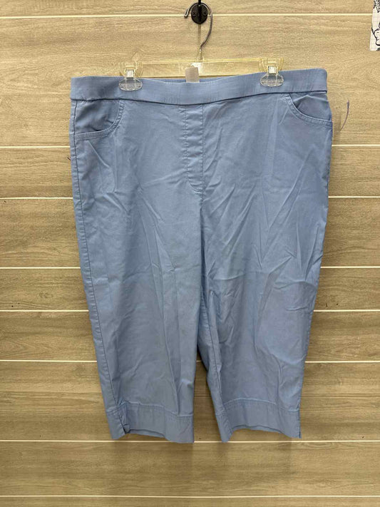 Alfred Dunner Size 18 Blue Plus Pants