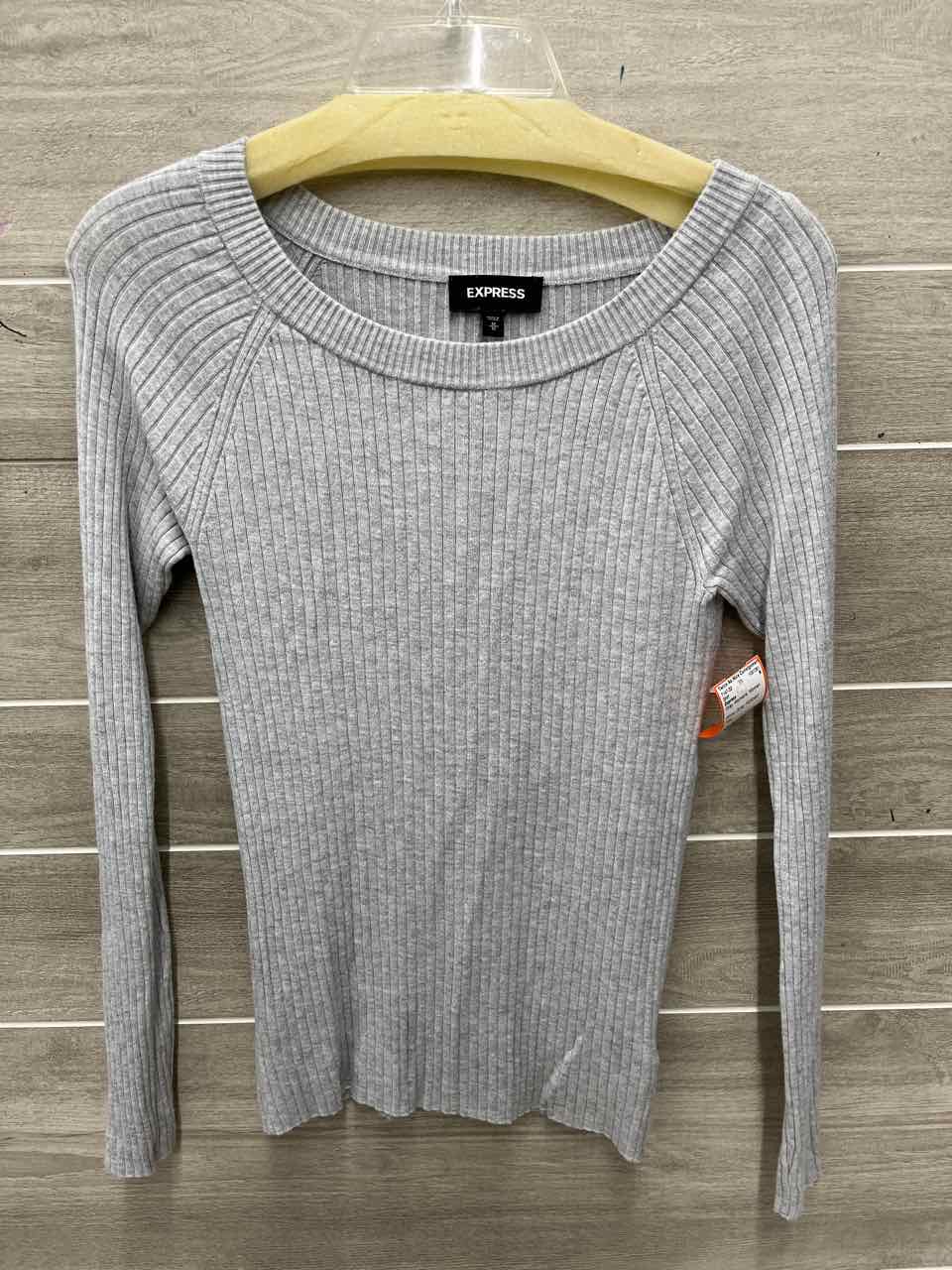 Express Size M Gray Womens Shirt