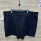 Lands End Size 24/26W Black Plus Shorts