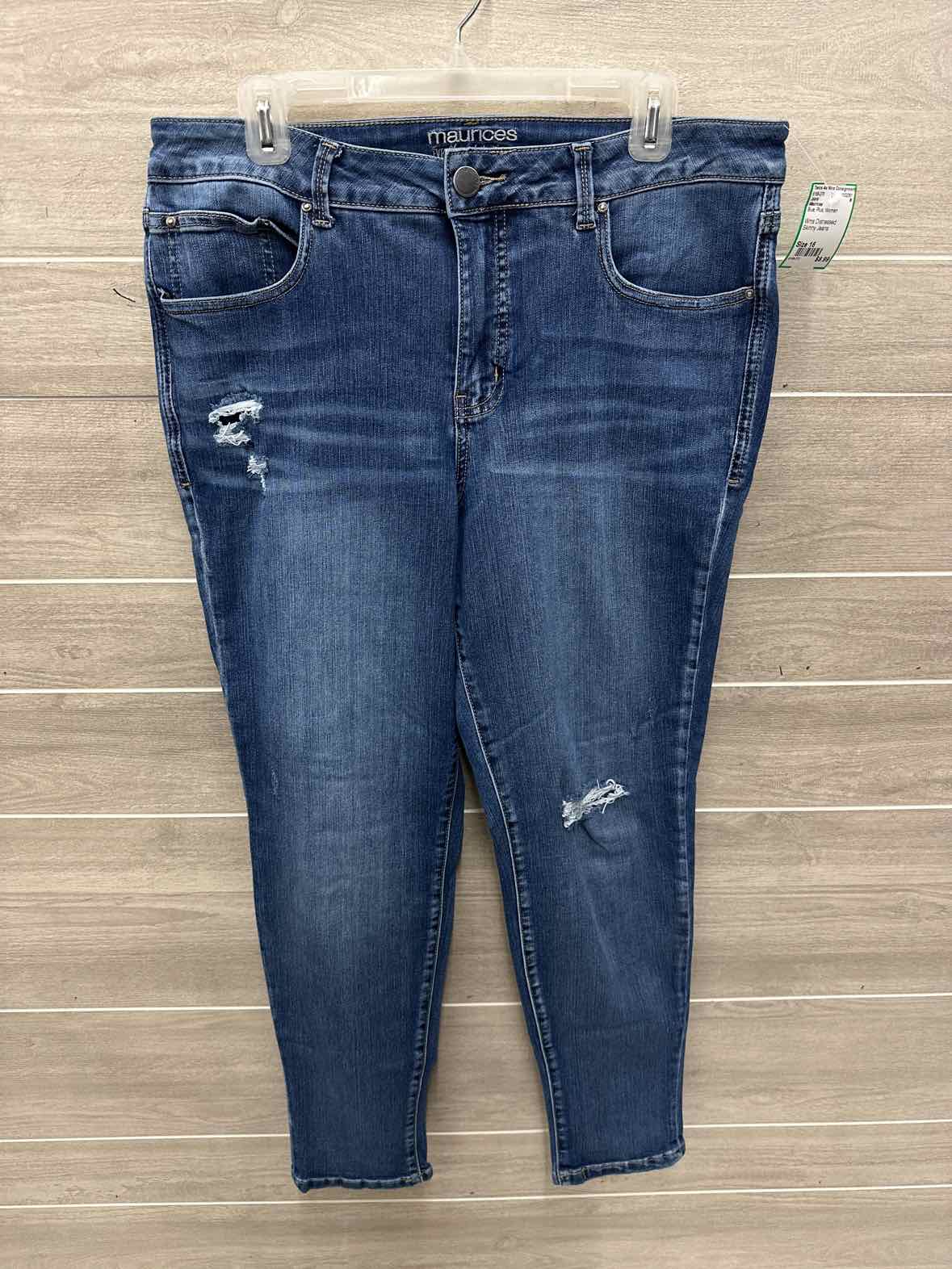 Maurices Size 16 Blue Plus Jeans