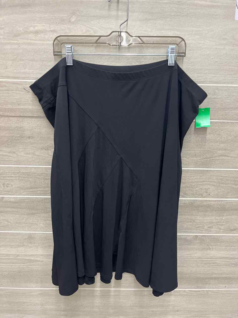 Coldwater Creek Size 3X Black Plus Skirt