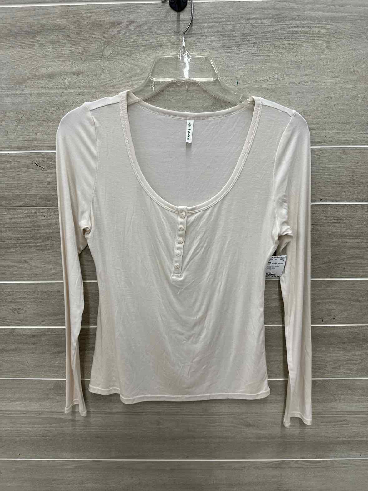 Halara Size M Cream Womens Shirt
