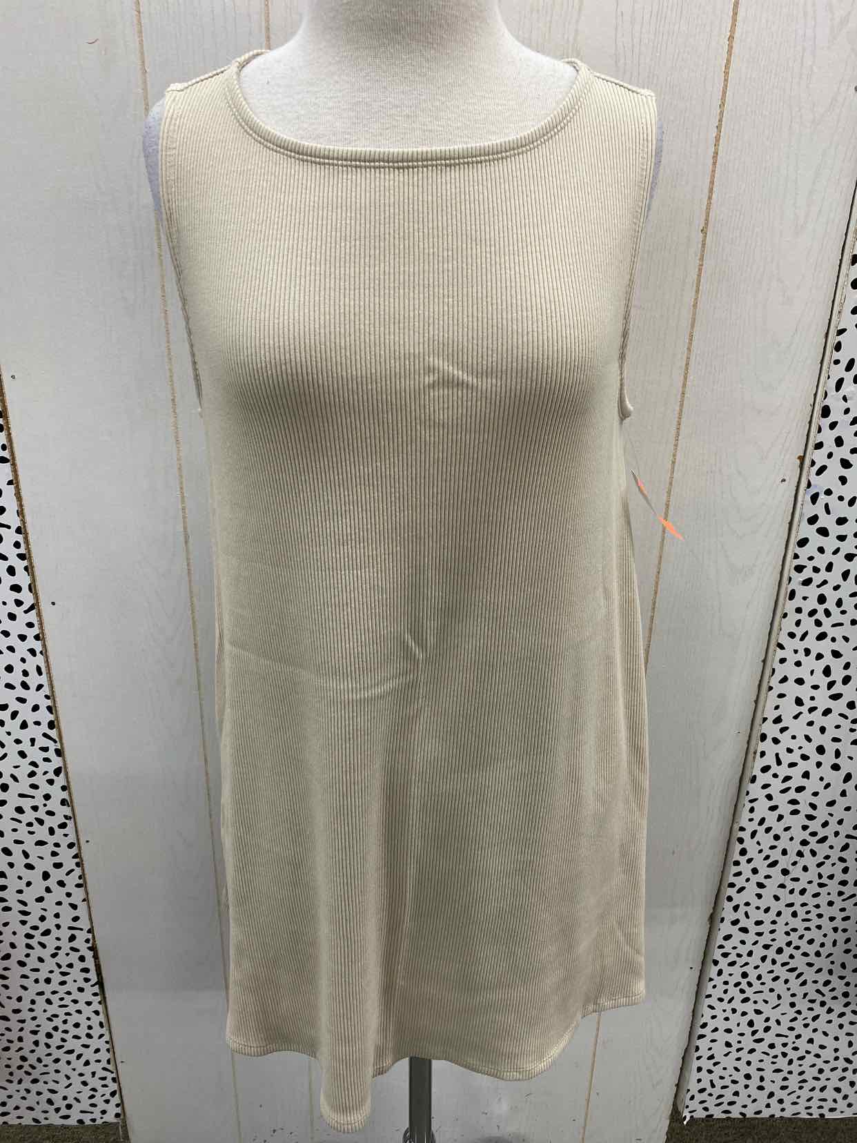 Eileen Fisher Tan Womens Size M Shirt