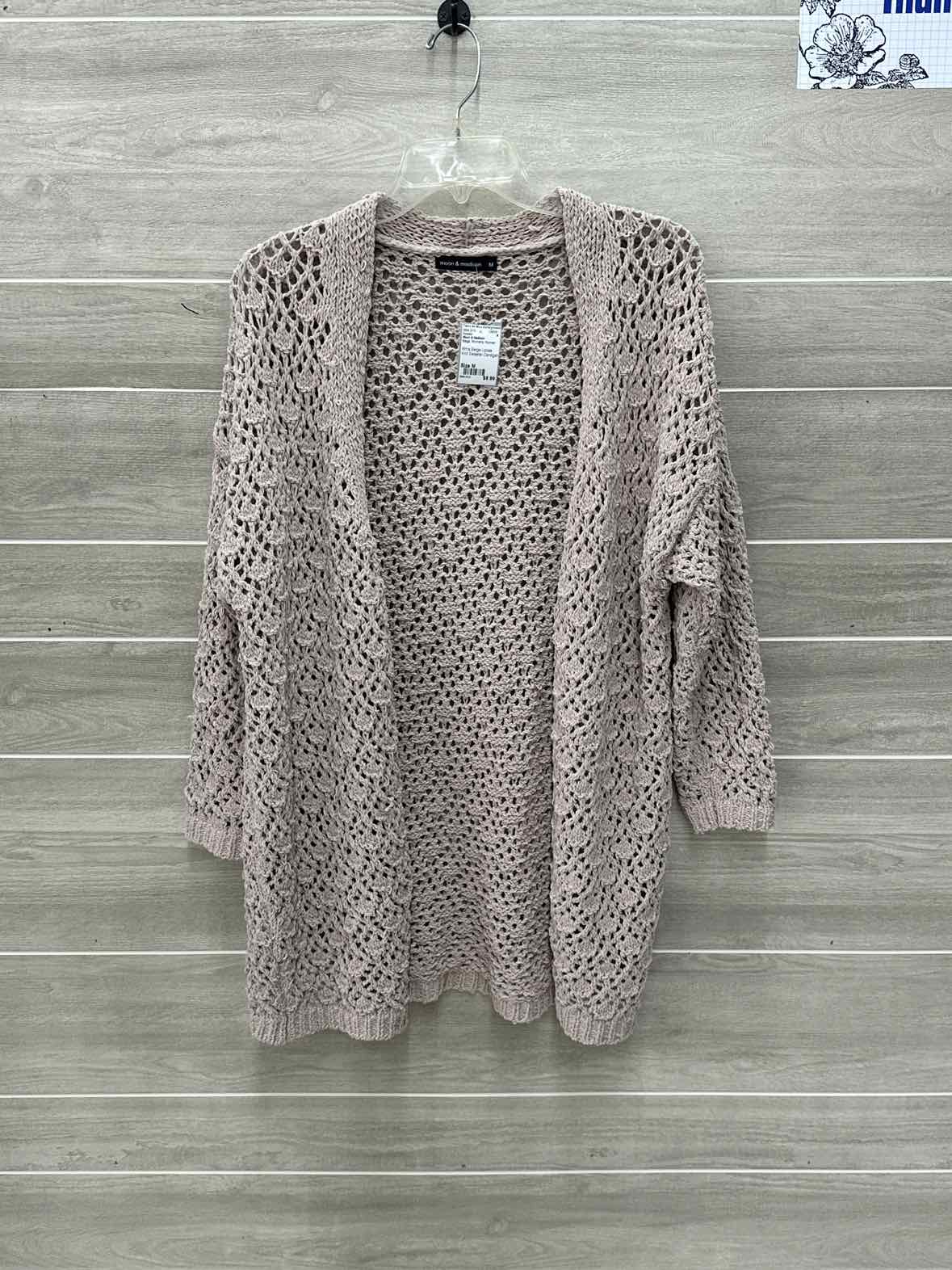 Moon & Madison Beige Womens Women Size M Sweater