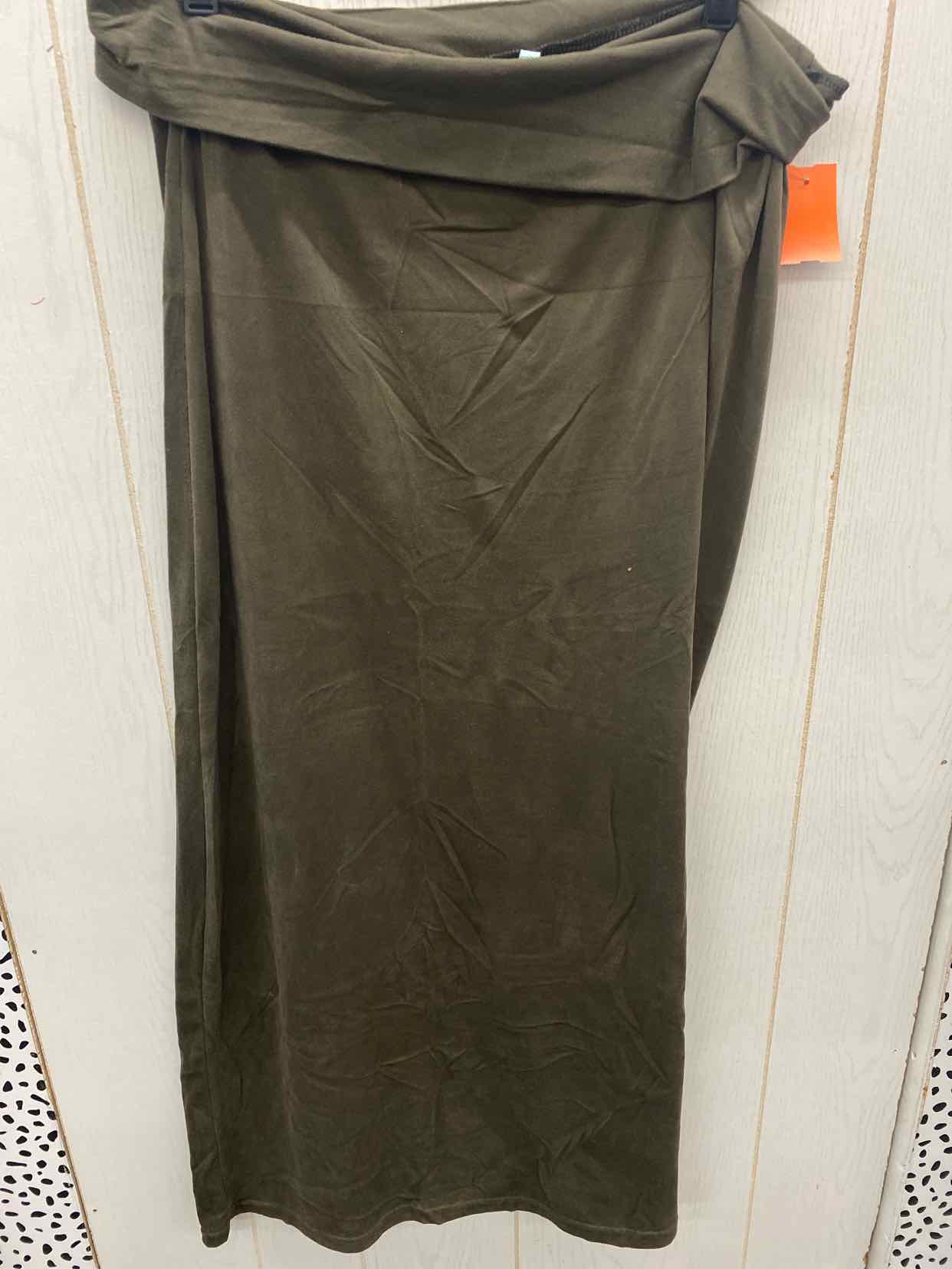 Maurices Olive Womens Size 12 Skirt