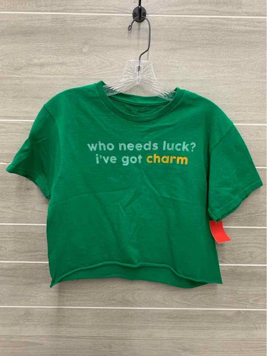 Green Junior Size Small Shirt