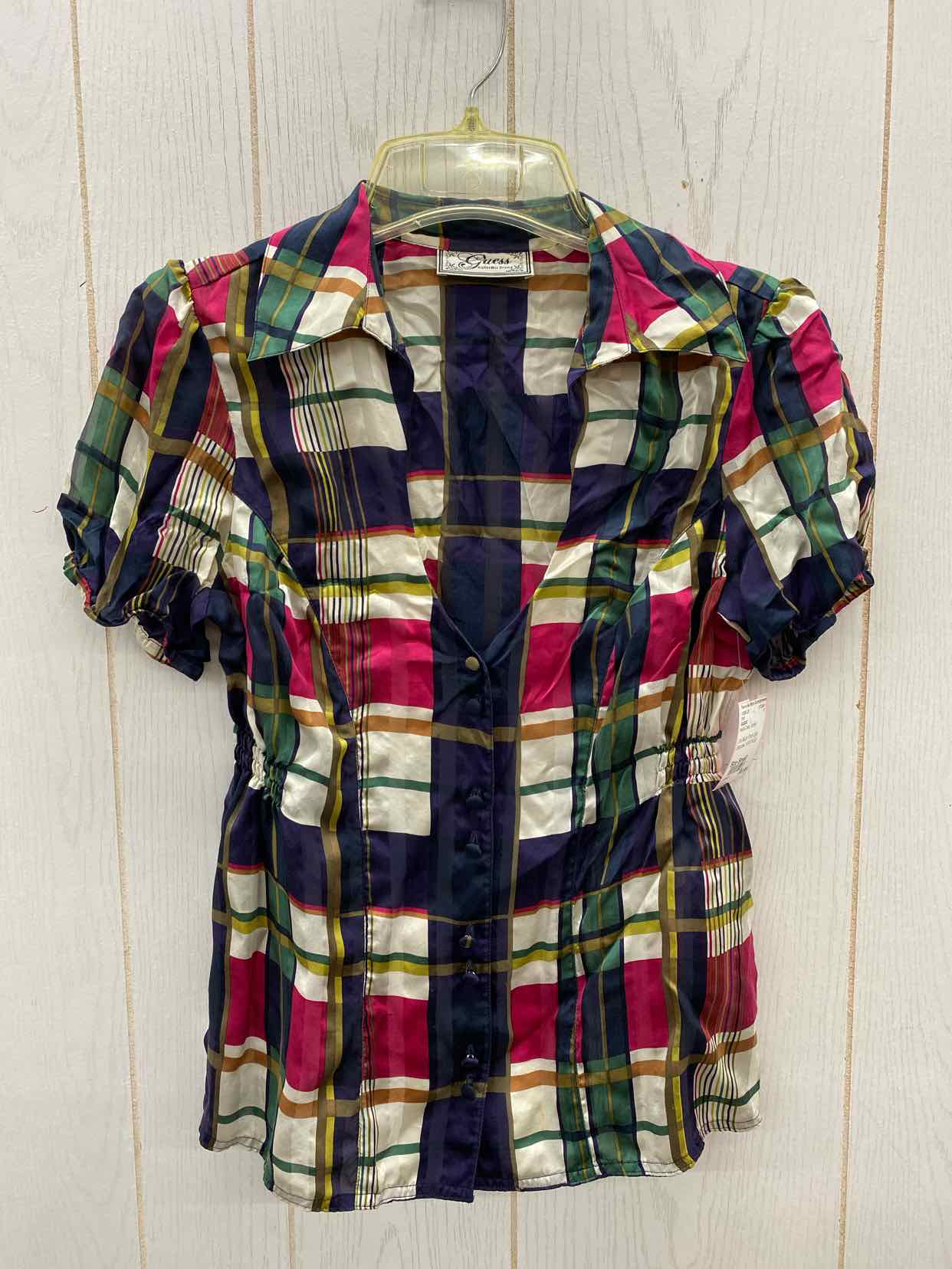 GUESS Multi-Color Junior Size Small Shirt