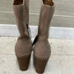 US Shoe Size 7 Tan Womens Boots