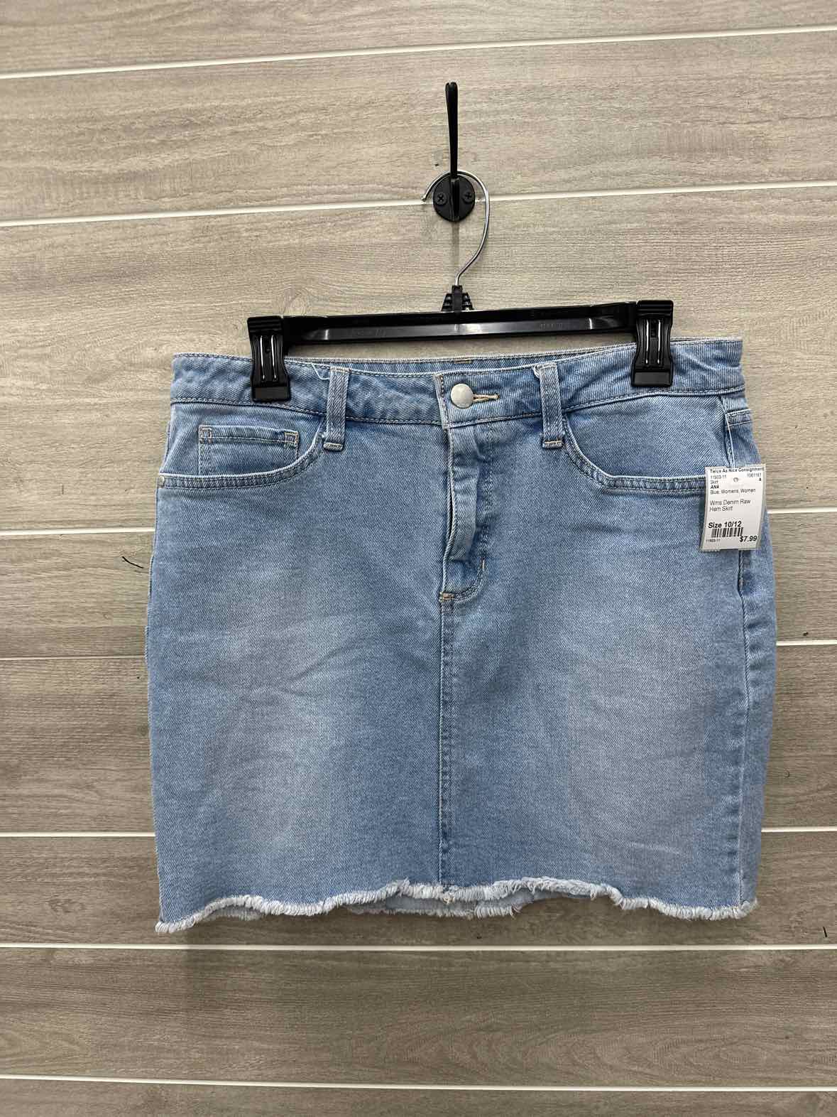 ANA Size 10/12 Blue Womens Skirt