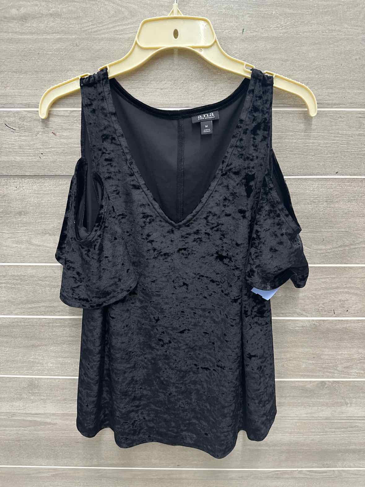 ANA Size M Black Womens Shirt