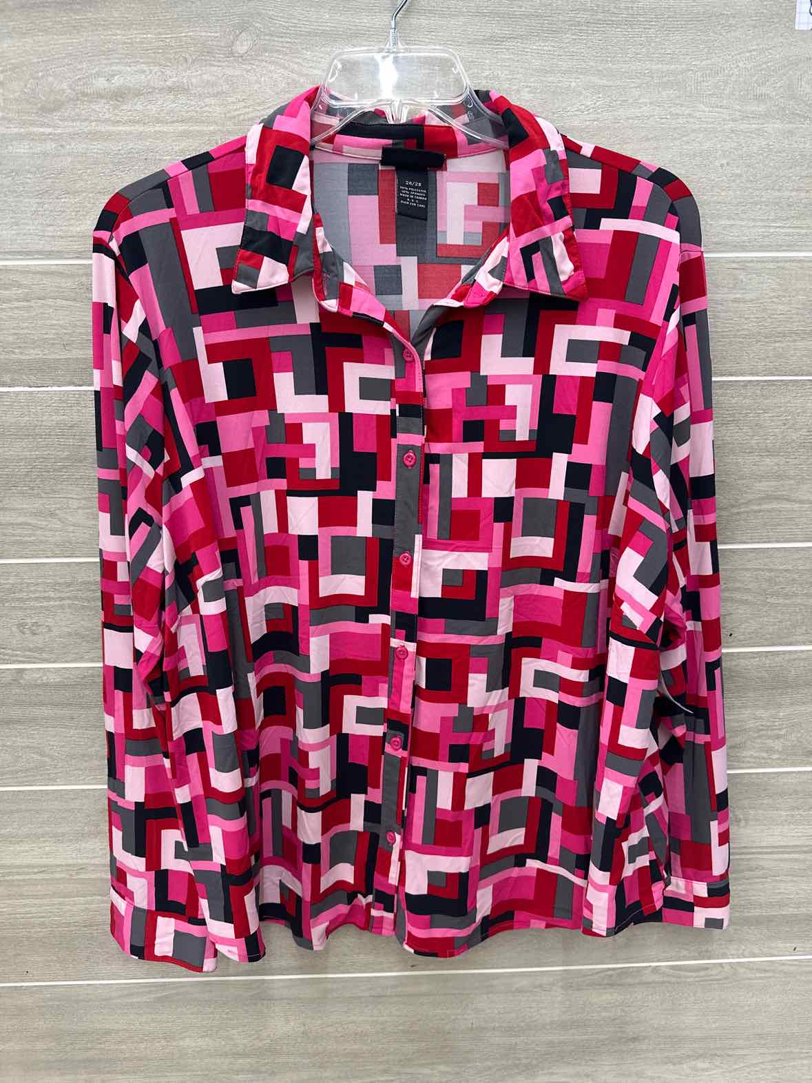 Lane Bryant Pink Womens Size 26/28W Shirt