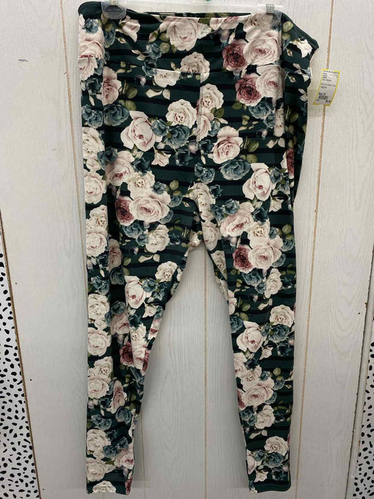 Lularoe Green Womens Size 2X Leggings