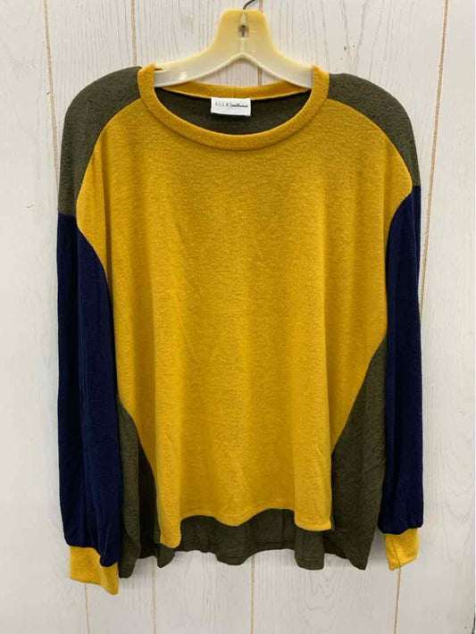Ellie Autumn Olive Womens Size Small Shirt