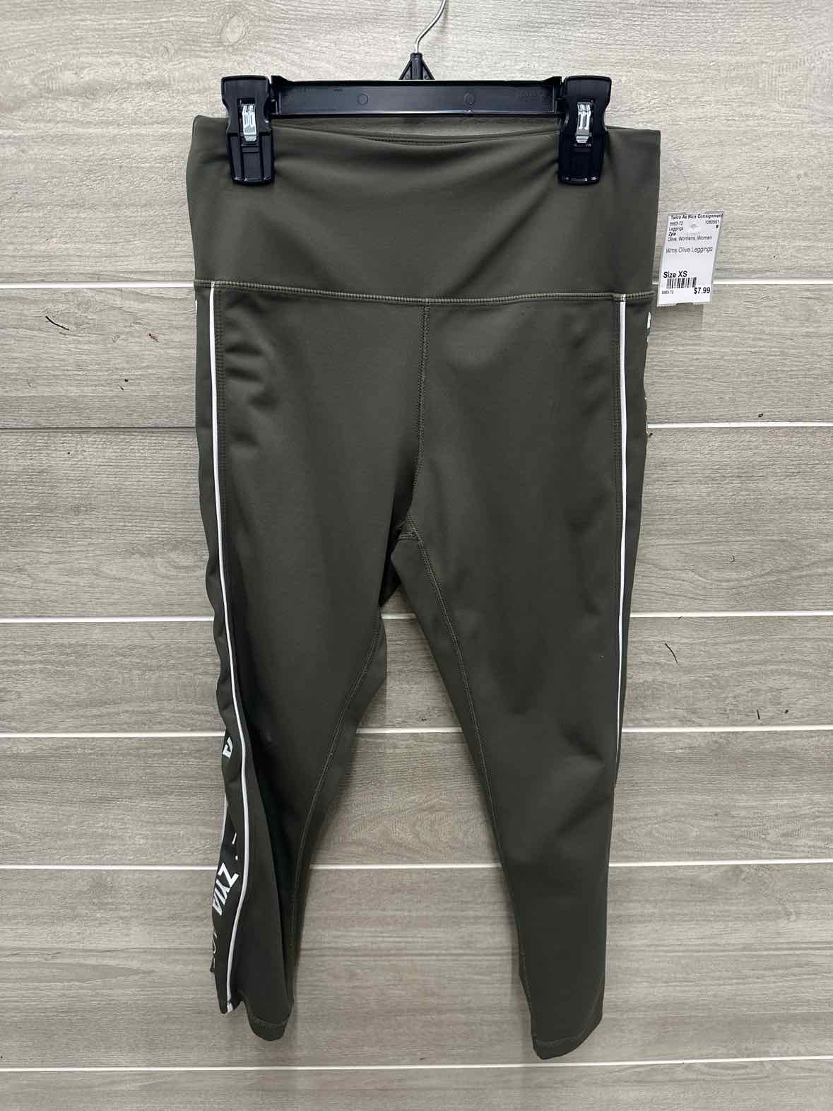 Zyia Size XS Olive Womens Leggings