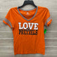 Size M Orange Womens Shirt