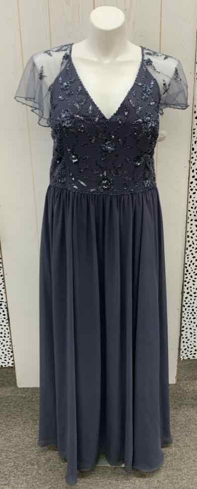 Adrianna Papell Gray Womens Size 22W Gown/Evening Wear