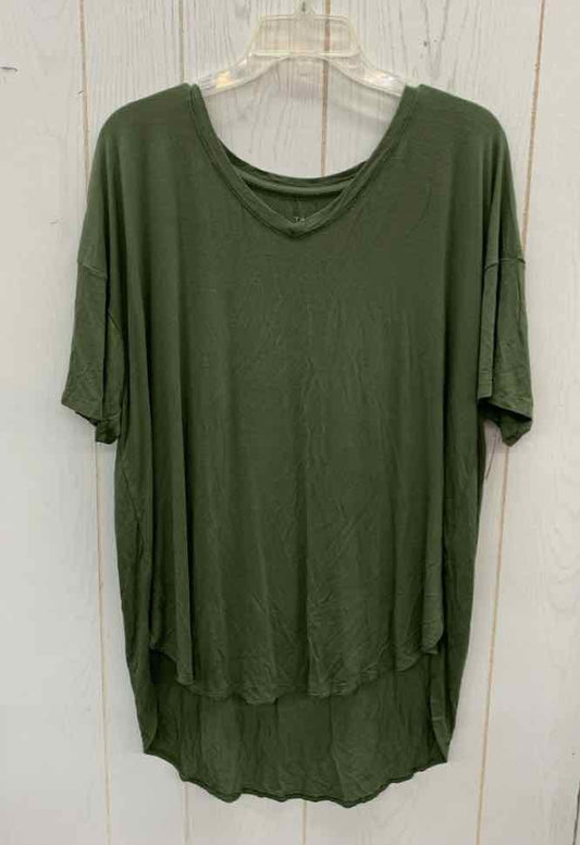 Time & Tru Olive Womens Size L Shirt