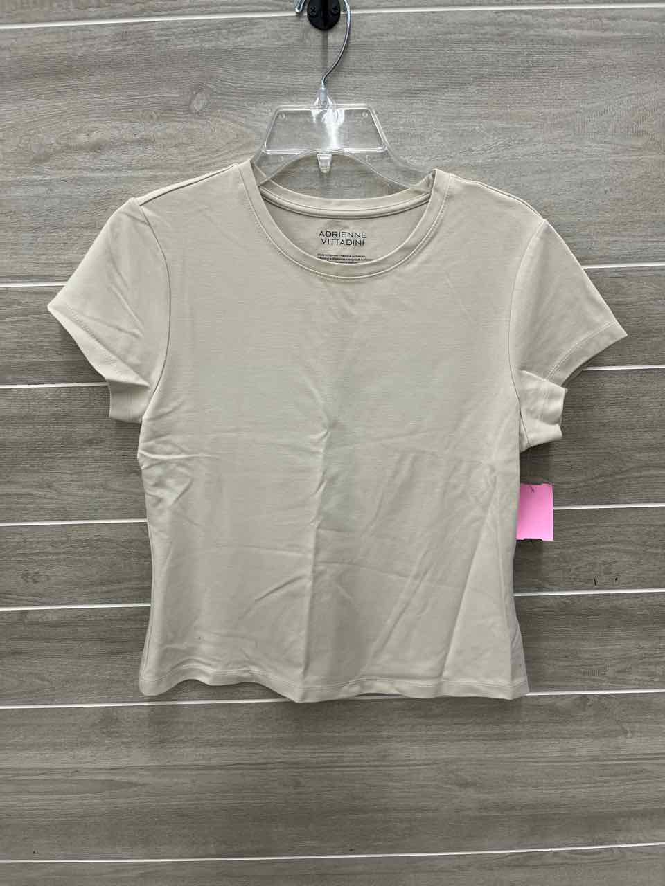 Adrienne Vittadini Size M Tan Womens Shirt