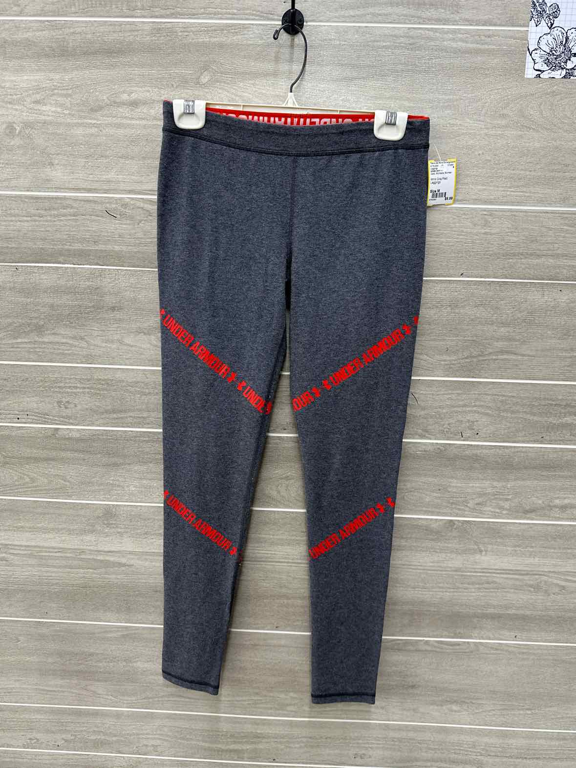 Under Armour Gold Womens Women Size M Leggings