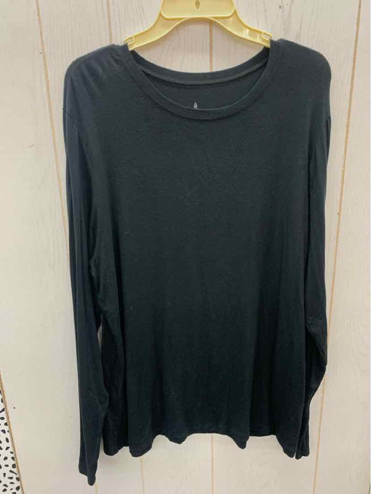 Cuddl Duds Black Womens Size 2X Shirt