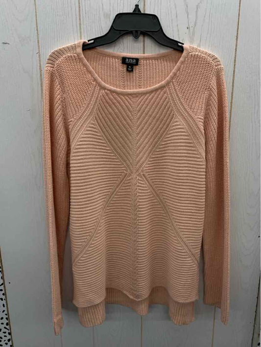 ANA Peach Womens Size XL Sweater