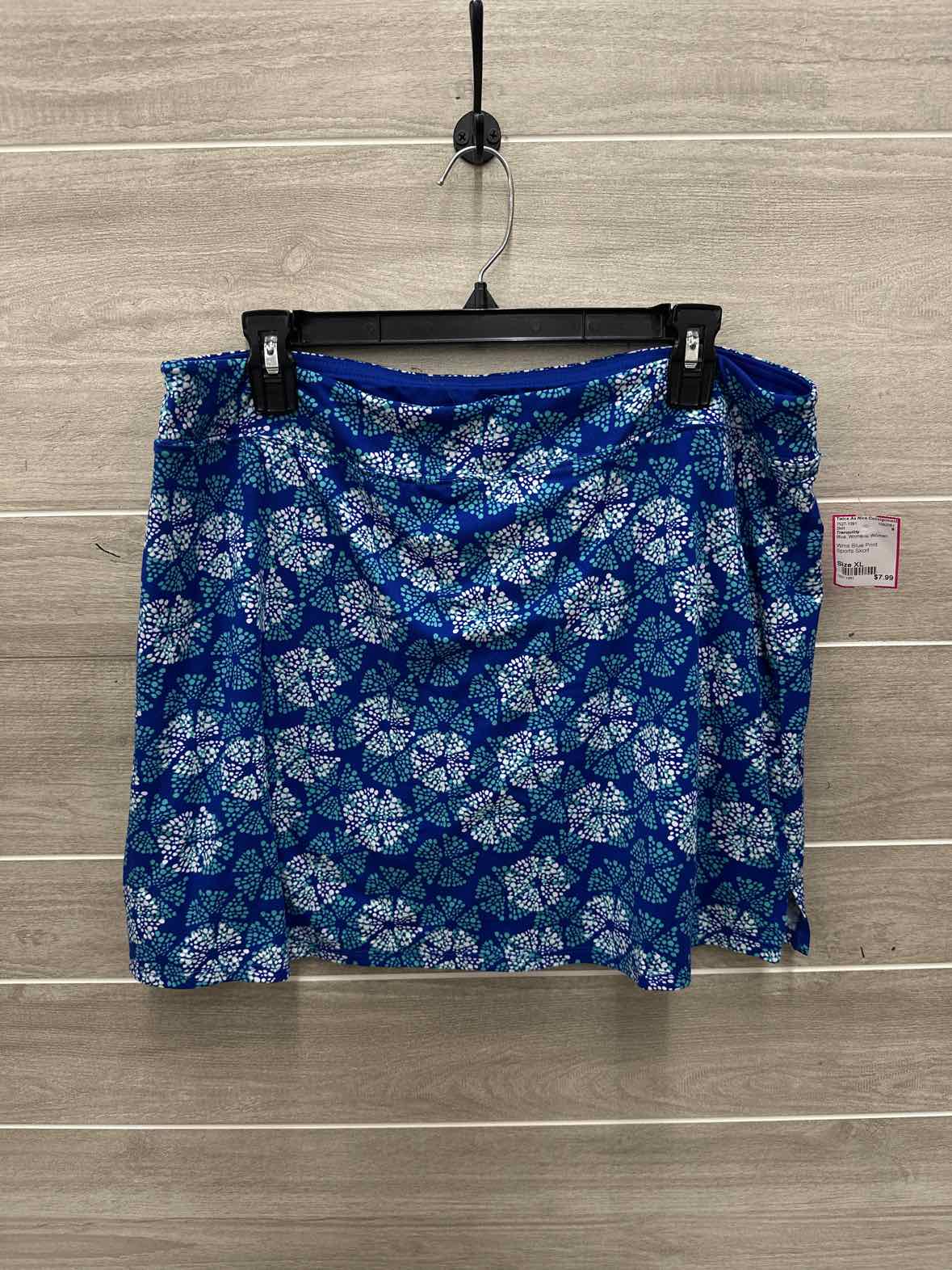 Tranquility Size XL Blue Womens Skirt