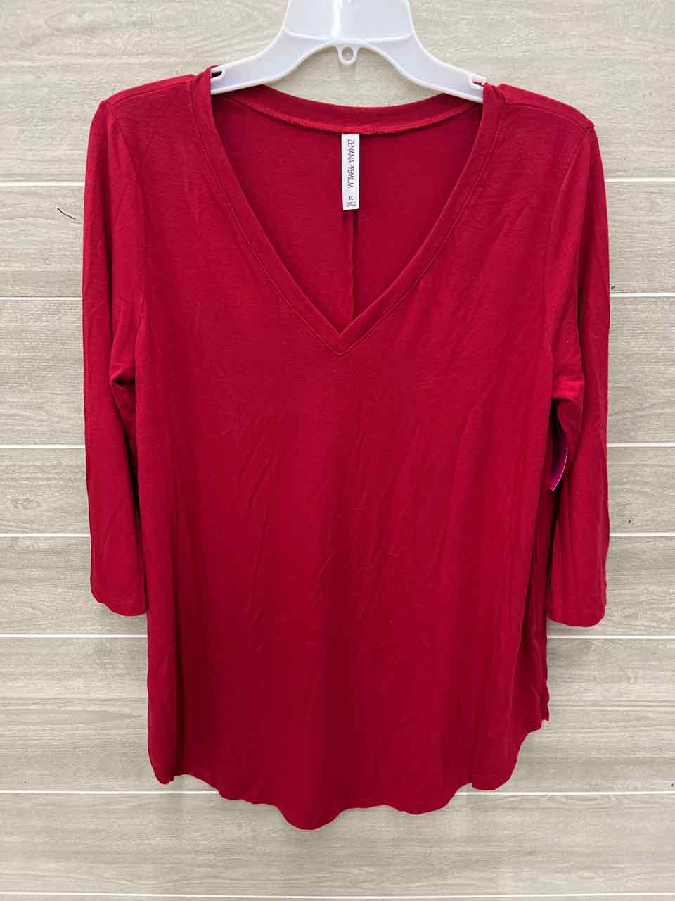Zenana Size XL Red Womens Shirt