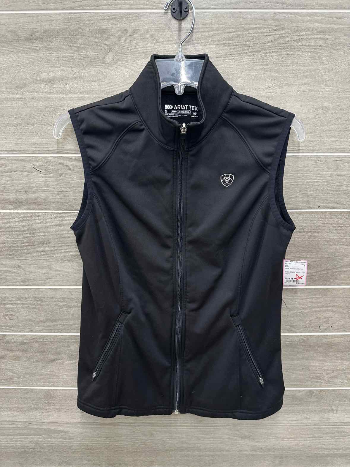 Ariat Size M Black Womens Vest