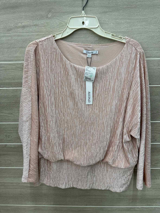 Chico's Pink Womens Size L Shirt