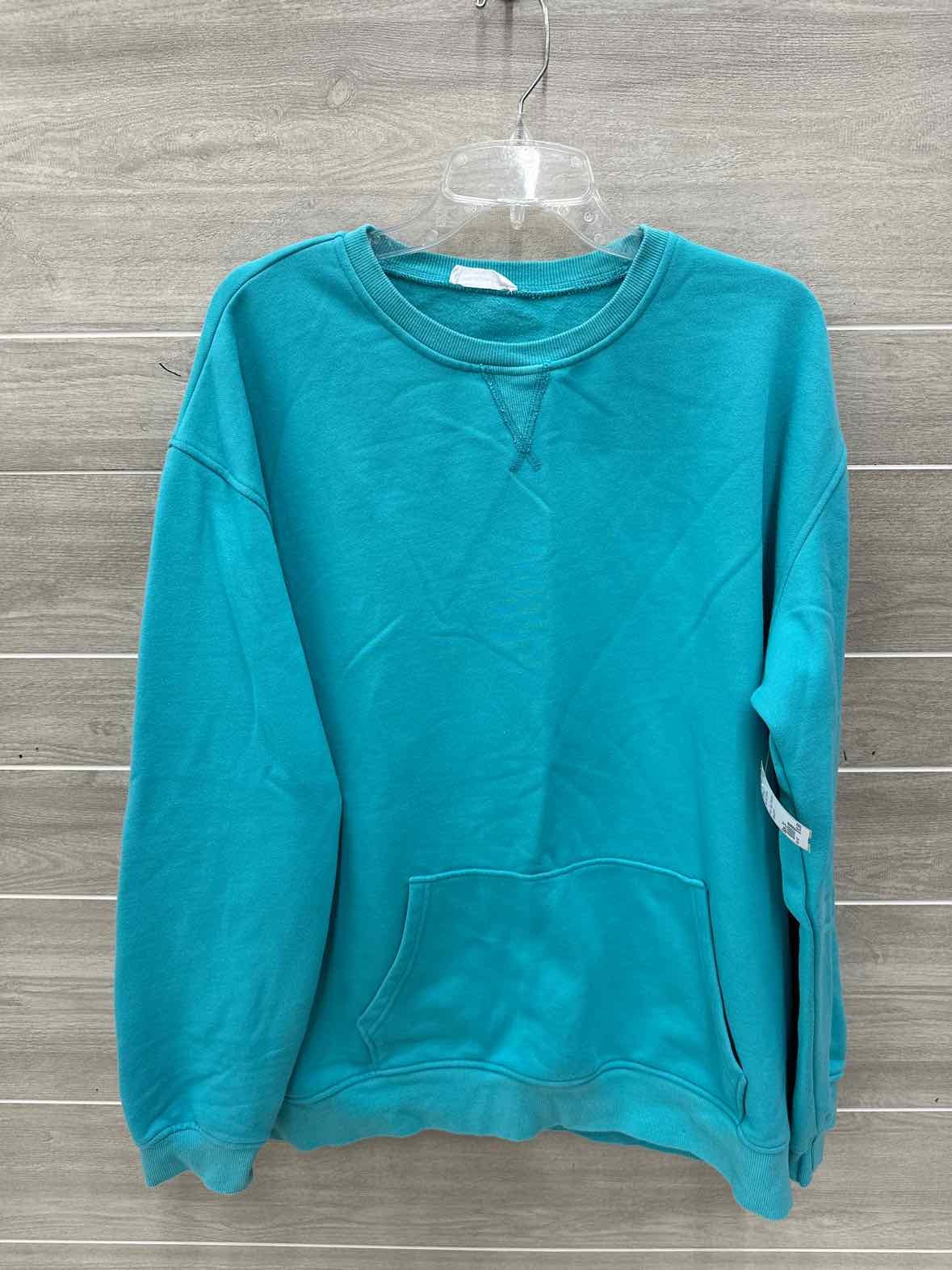 Size 2X Teal Plus Sweatshirt