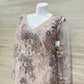 MAC DUGGAL Size 10 Taupe Womens Gown/Evening Wear