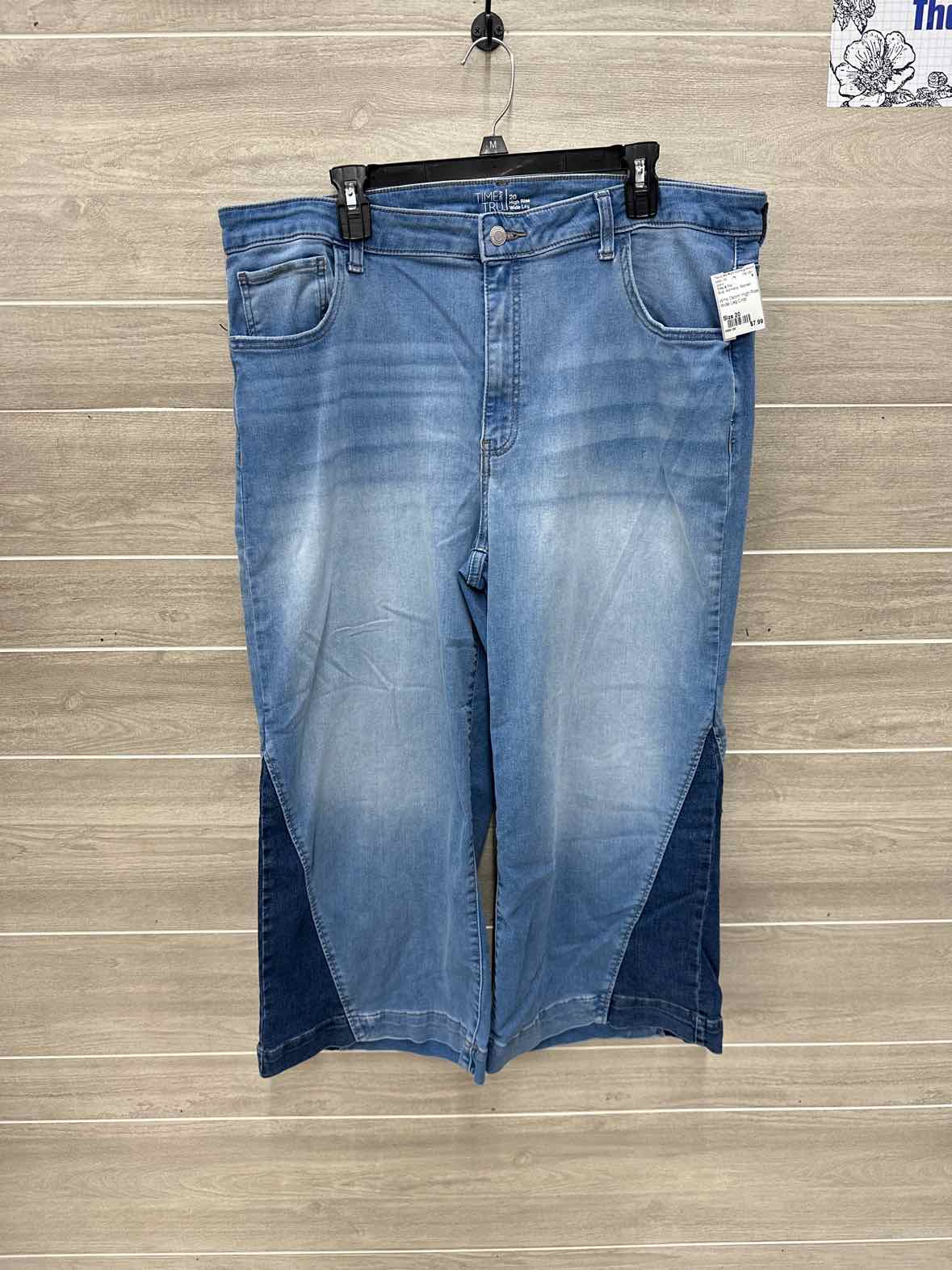 Time & Tru Blue Womens Women Size 20 Jeans