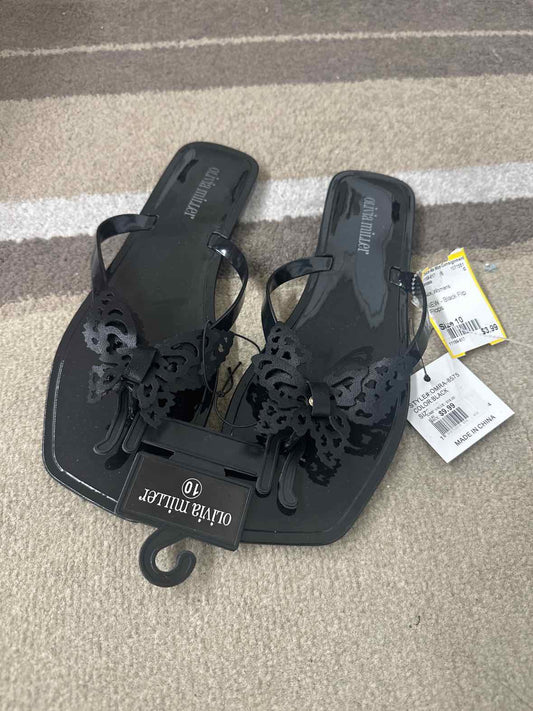 Black Womens Size 10 Sandals