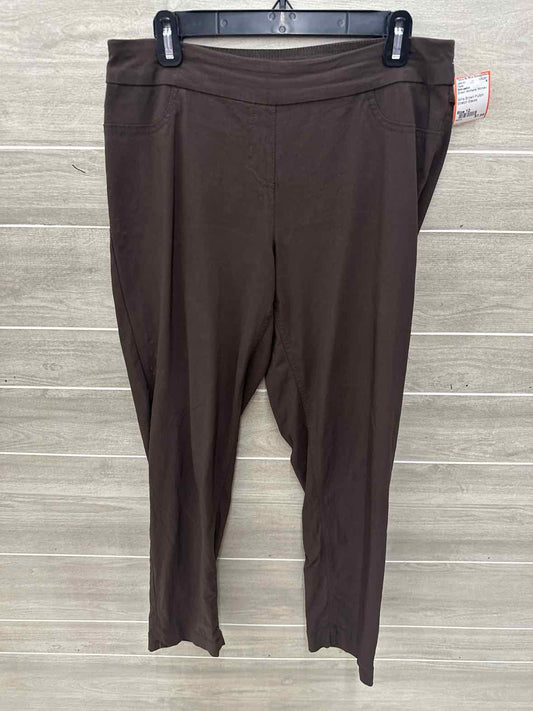 Slim-sation Brown Womens Women Size 12 Pants