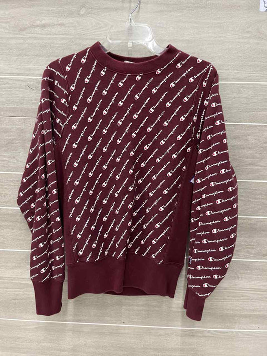 Champion Size XS Burgundy Womens Sweatshirt