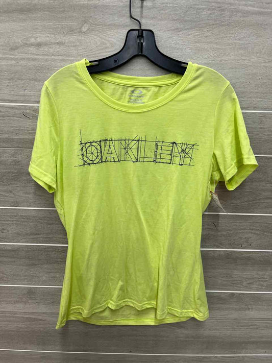 Oakley Size L Yellow Womens Shirt