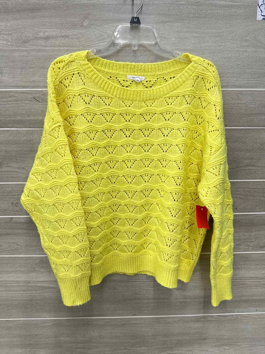 Maurices Yellow Womens Women Size L Sweater