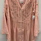 Roamans Pink Womens Size L Shirt