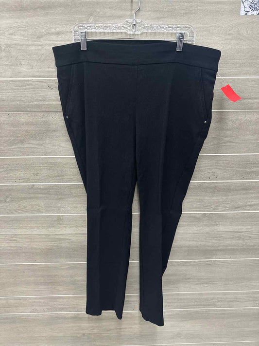 Briggs Size 18W Black Plus Pants