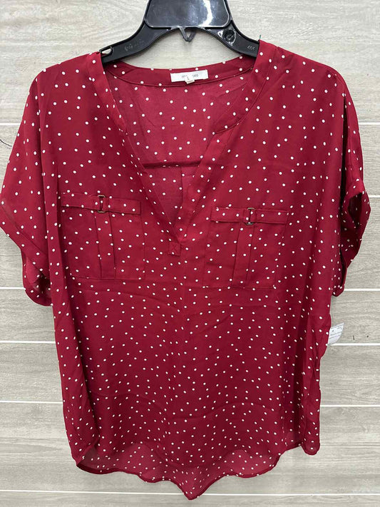 Maurices Size L Burgundy Womens Shirt