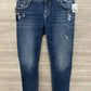 Silver Size 10/12 Blue Womens Jeans